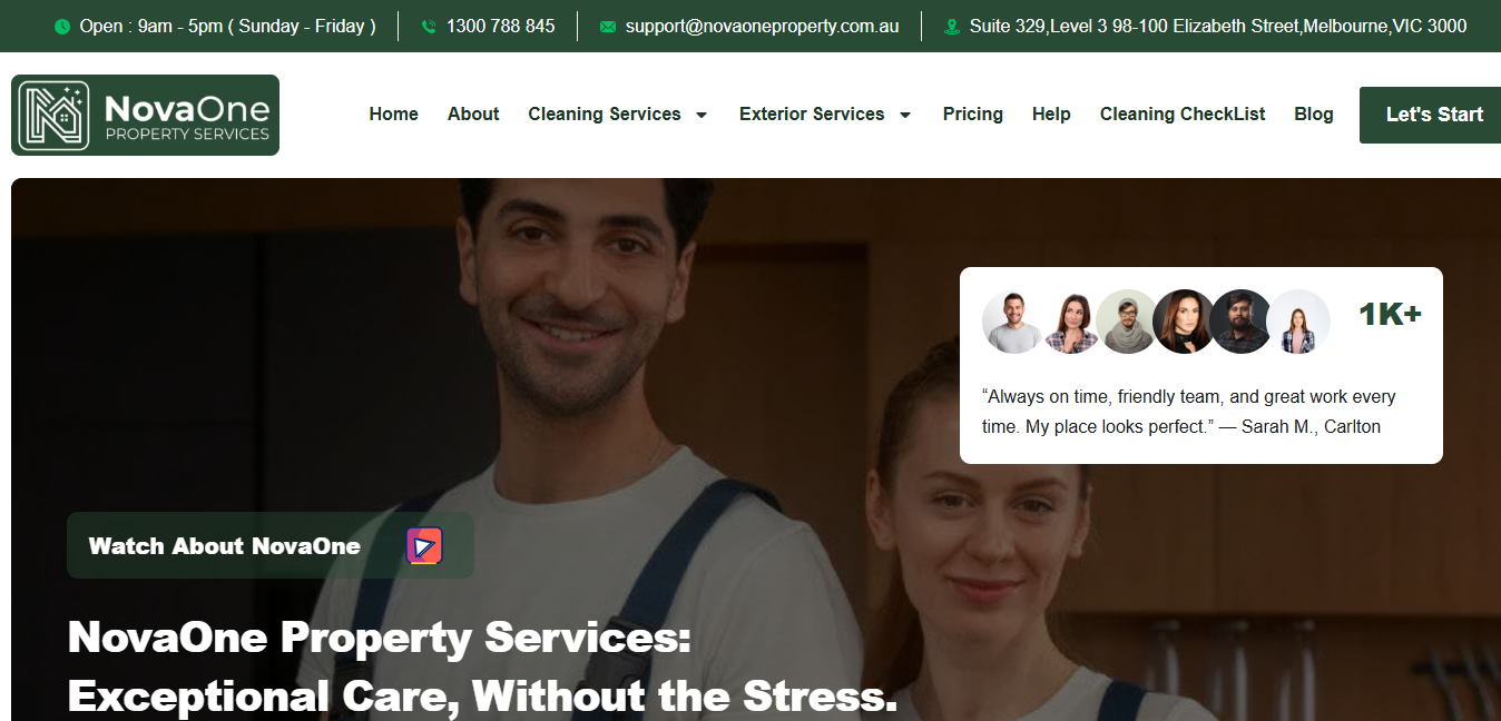 NovaOne Property Services – AI‑Powered Cleaning Services Platform