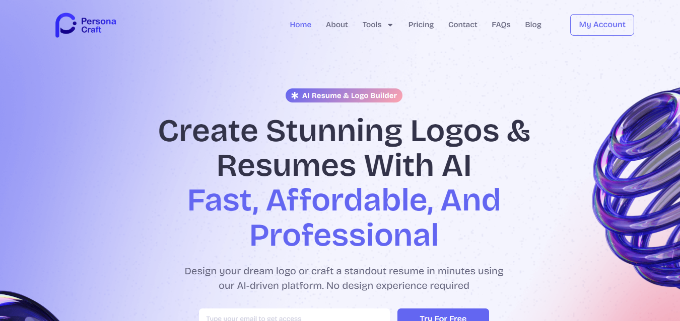PersonaCraft.ai – AI‑Powered Personal Branding Web App