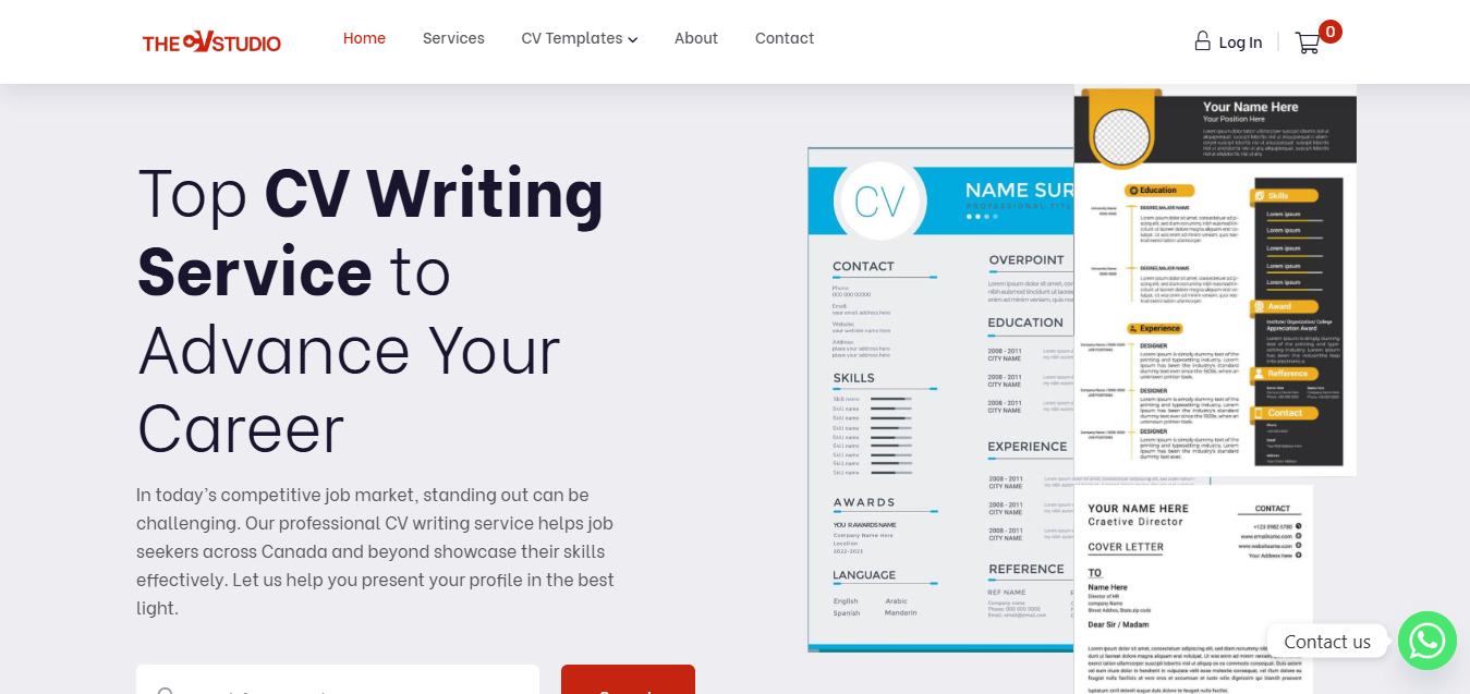 The CV Studio – AI‑Powered Resume & CV Builder Platform